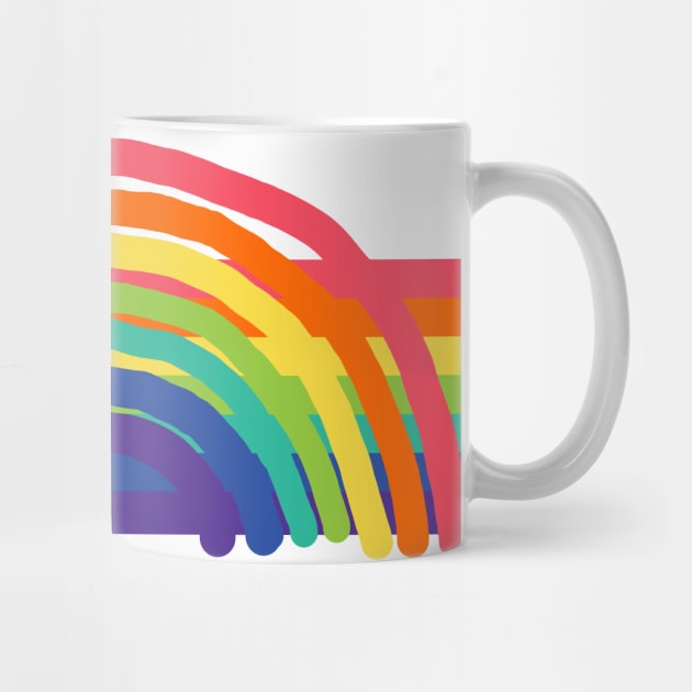 Rainbows Arc and Stripes by ellenhenryart